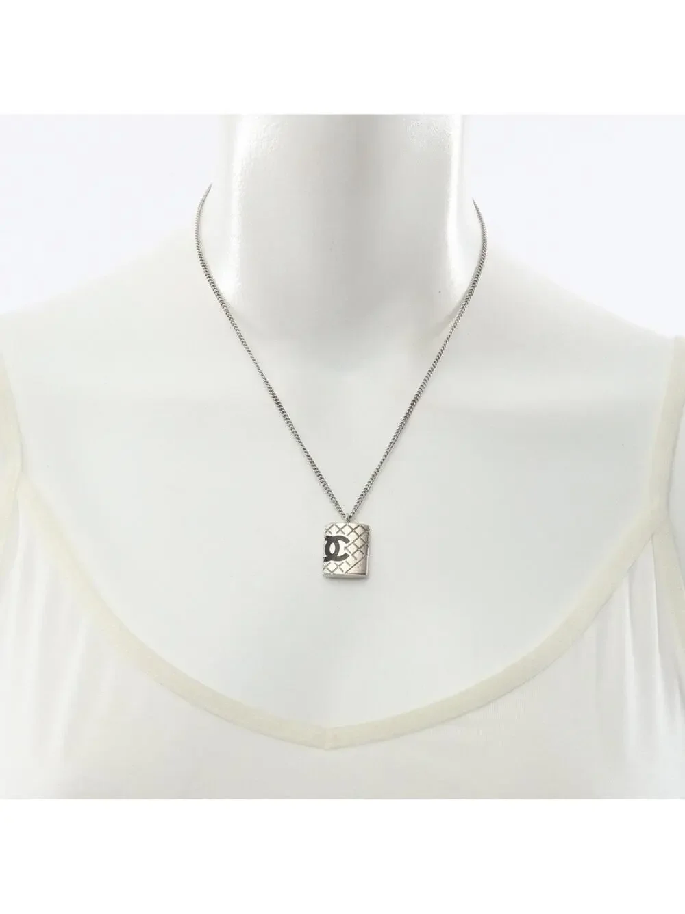 Chanel Cambon Pendant Necklace Metal #275996C92B